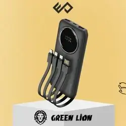 Green Lion Power Pulse 10000mAh Power Bank - Black