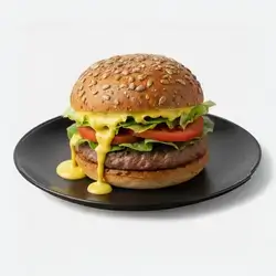 Meat Burger With Diet Bun