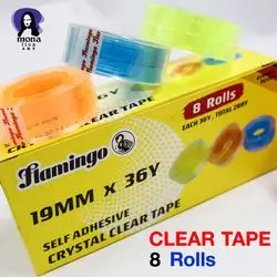 Clear tape-flamingo