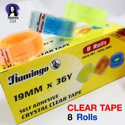 Clear tape-flamingo