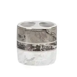 Garnsey Grey Toothbrush Holder Ceramic