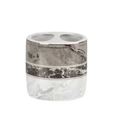 Garnsey Grey Toothbrush Holder Ceramic