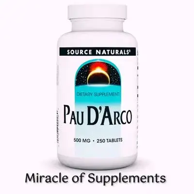 Source Naturals PAU D'Arco, Antibacterial, antifungal, and antiviral activities, Anti-inflammatory effects, arthritis, rheumatism and Joint pain, ulcers and gastritis,
Anticancer & Anti-parasite, 250 Tablets