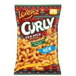 Lorenz Curly Tex-Mex Style Peanut Puffs 100g