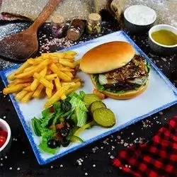 Swiss Mushroom Burger