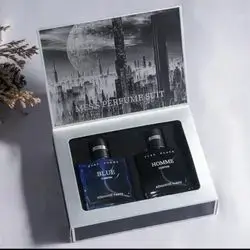 Refreshing Lemmon Scent Men's Perfume Set 1.01oz*2-Lasting Cologne Perfume Set