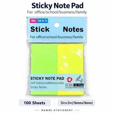 Stick note paper,100 sheets ,mini.