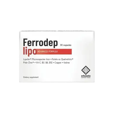 Ferrodep Lipo Advanced Formula 30 Cap _ erbozeta