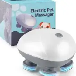This Is A Box For An Electric Pet Massager. Designed Exclusively For Pets To Help Relieve Tension And Stiffness. Rechargeable. One-button Control. Ipx7 Waterproof. Soft Material.