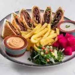 Double Arabic Beef Shawarma Meal