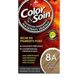 Color & Soin Permanent Hair Dye - 8A Ash Blonde
