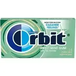 Orbit Sweet Mint Gum, 14 Pieces