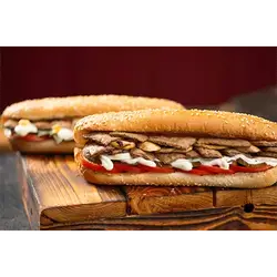 Smoked Chicken Pieces Sandwich