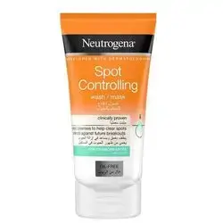 نيتروجينا مقشر للوجه للتحكم بالحبوب خال من الزيوت 150 مل/Neutrogena - Spot Controlling Oil-free Facial Scrub - 150ml