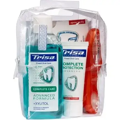 TRISA TRAVEL SET IN BAG WITH PASTILLES//مجموعة السفر تريزا