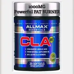 ALLMAX Nutrition - CLA (95% conjugated linoleic Acid), Fat Burner, Weight loss, Workout Performance, Muscle Growth, 30 Softgels