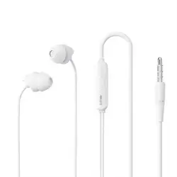 Remax Silicone Skin Wired Sleep Earphones White Rm-619