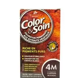 Color&soin permanent hair dye color 4M(Mahogany chestnut)