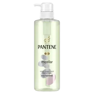 Micellar Detox & Moisturize Waterlily Extract Scalp Shampoo 530ml _ PANTENE