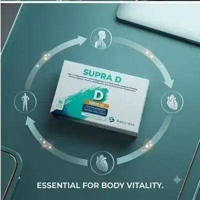 Supra D 10000 IU Vitamin D3 Softgel Capsules