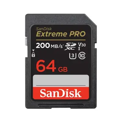 SanDisk Extreme Pro SDXC UHS-I Card 64GB 200MB/s