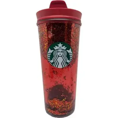 Starbucks Holiday Glitter Tumbler – Red