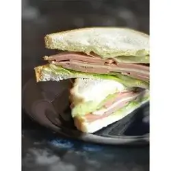 Mortadella Cheese Club Sandwich