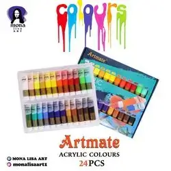 Set Acrylic Colors Artmate Marka 24 Colors / 36ml