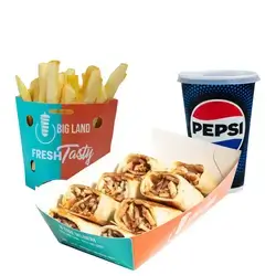 Chicken Shawarma Saj Combo