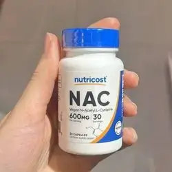 NUTRICOST NAC vegan N-acetyl L-Cysteine 600mg (30 capsules)