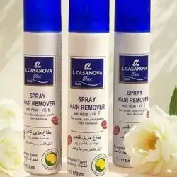 CASANOVA BLUE SPRAY HAIR REMOVER WITH ALOE AND VITAMIN E