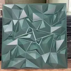 3D Wall Panels Electroplating Shiny Silver D099