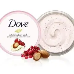 Dove exfoliating body scrub pomegranate seeds&shea butter scent