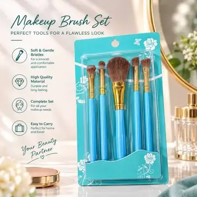 Makeup Brush Set (5 Pieces)