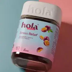 hola Stress Relief passionfruit flavor 60 gummies