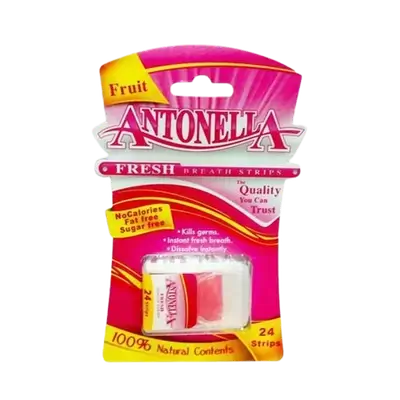 fresh Breath Strips Fruit 24 Strips _ ANTONELLA
