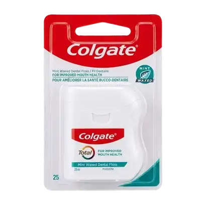 Mint Waxed Dental Floss 25m _ Colgate