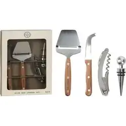 Vıne Opener And Cheese Slıcer Set Of 4