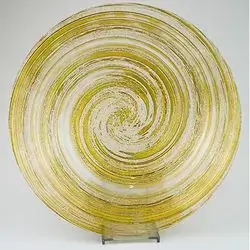 Golden Mansaf Plate 33 Cm