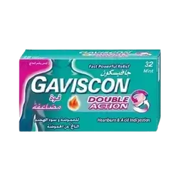 Gaviscon Double Action 32 Mint Chewable Tablets