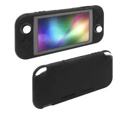 Soft Silicone Full Body Protective Case for Nintendo Switch Lite – Black