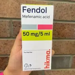 Fendol (mefenamic acid) 50mg /5ml (120ml)(hikma)