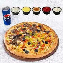 Meat and Chicken Pizza