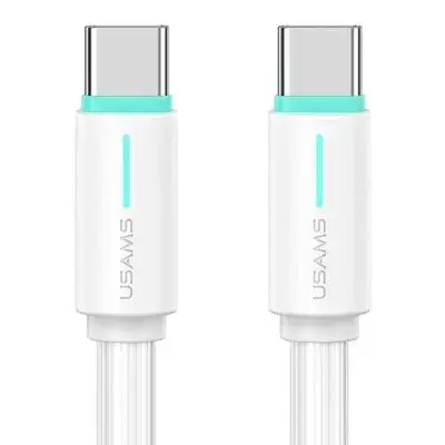 USAMS 1M 60W USB-C - USB-C Cable White