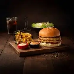 Double Chicken Burger