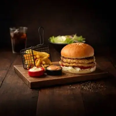 Double Chicken Burger
