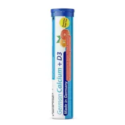 GERMAN Calcium +D3 20 EFFER Sugar free