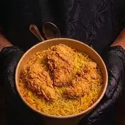 3 Pcs Chicken Tenders With Rice