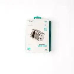 VISION Power Adapter Dual Port: USB-C 45W Super Fast