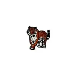 Tiger body metal sticker